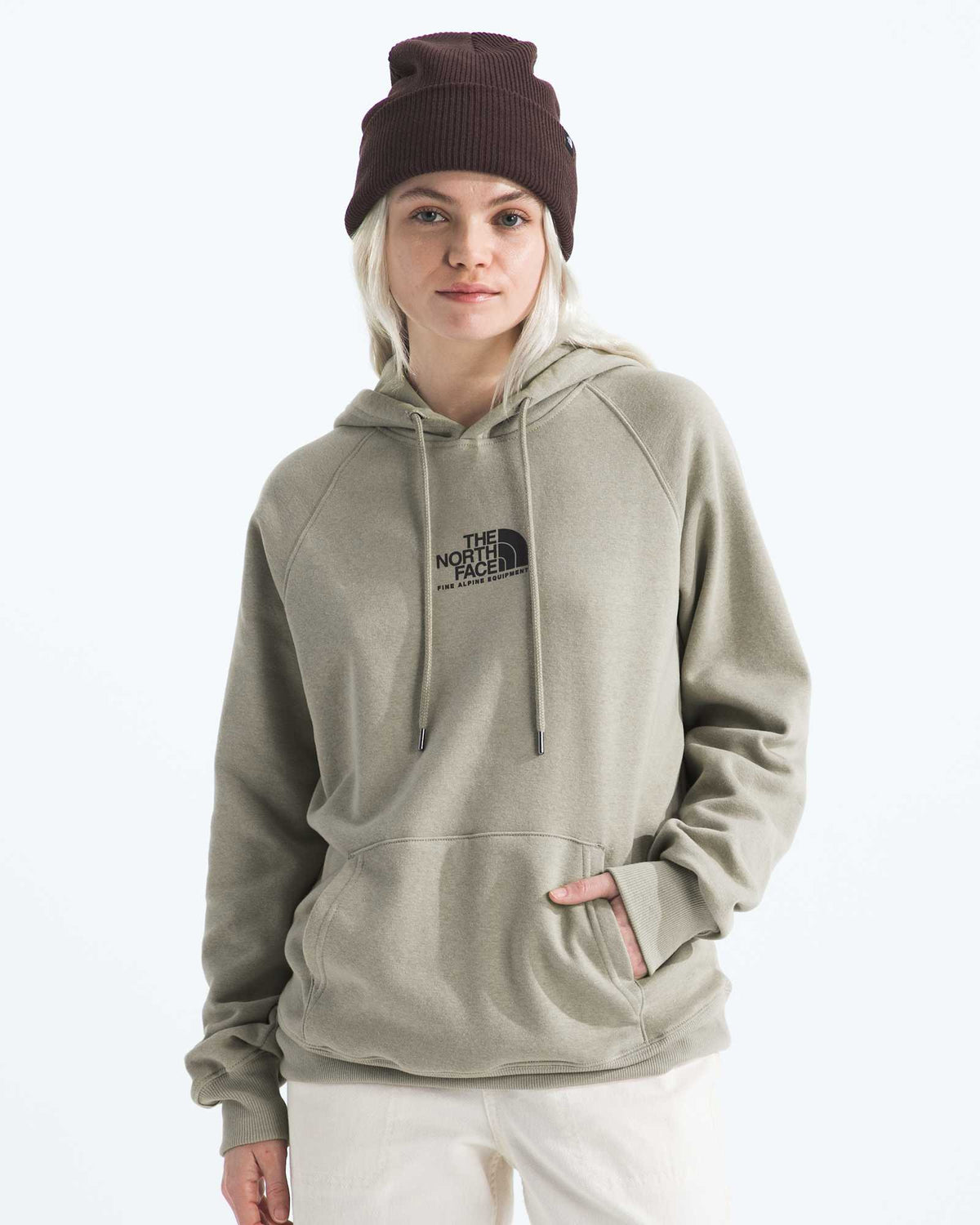 The North Face Women's Fine Alpine Hoodie - Clay, front