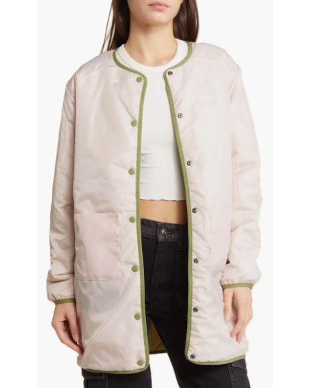 Women's Forces Oversized Long Reversible Liner Jacket