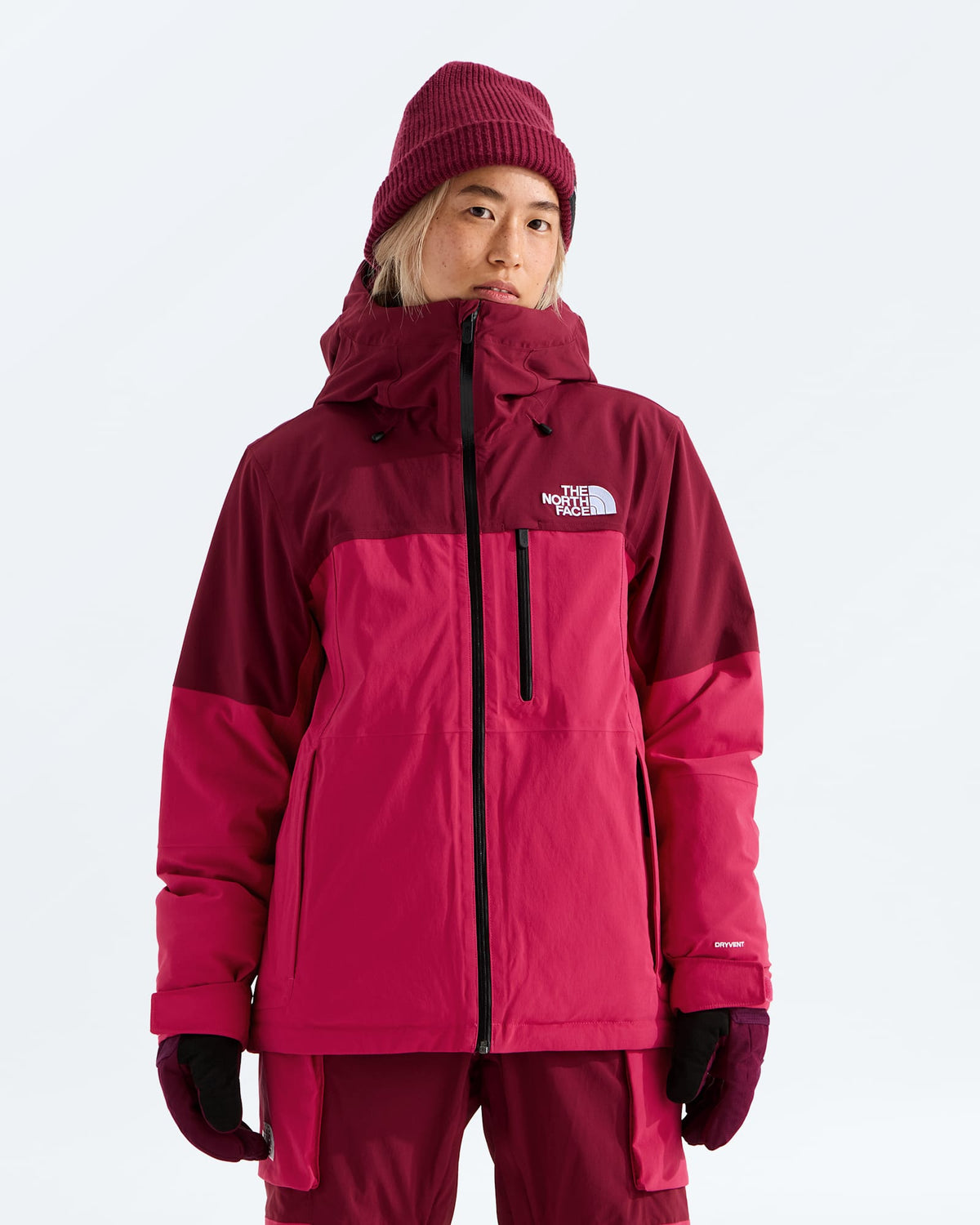 The North Face Women's Freedom Insulated Jacket (2026) - Lali Guran/Burgundy Crush, front