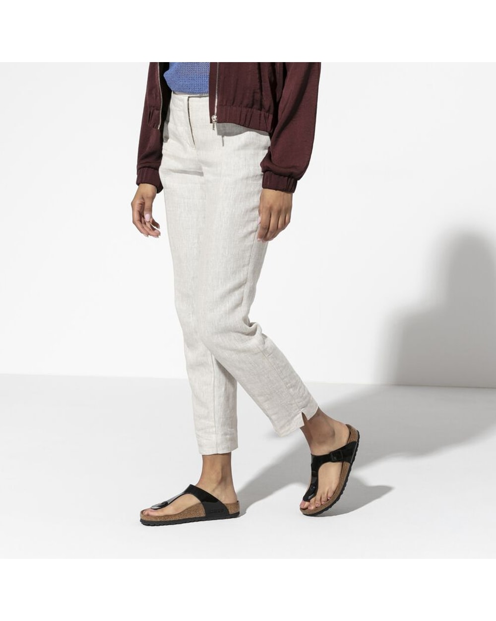 Birkenstock Women's Gizeh Birko-Flor Patent Sandals