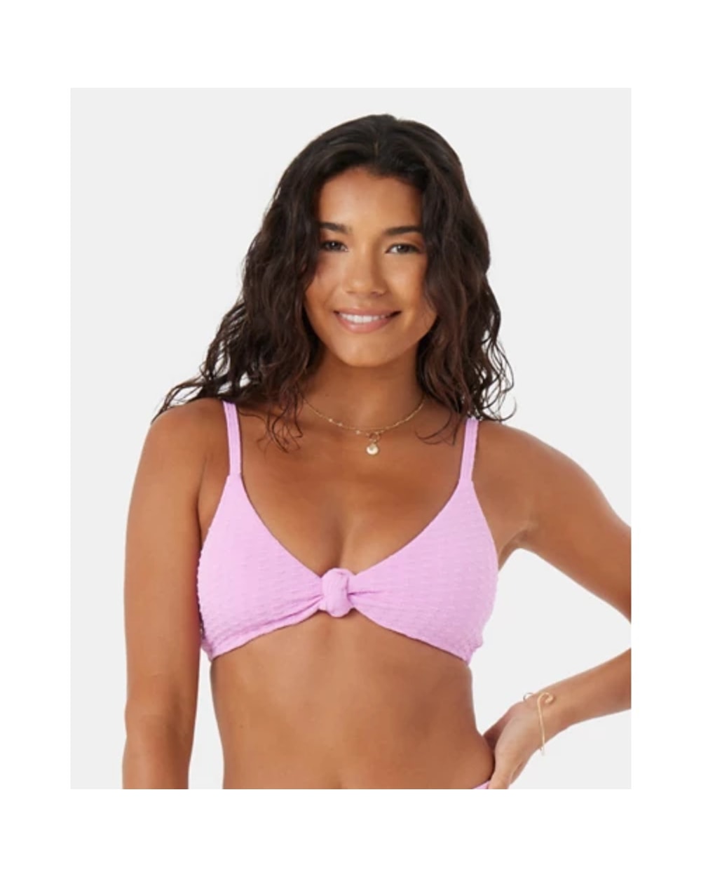Roxy Women's Haleiwa Knot Bralette Bikini Swim Top