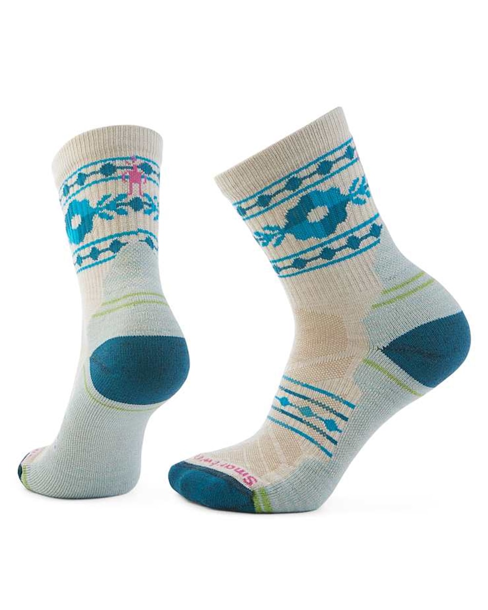 Smartwool Women's Hike Retro Floral Mid Crew Socks