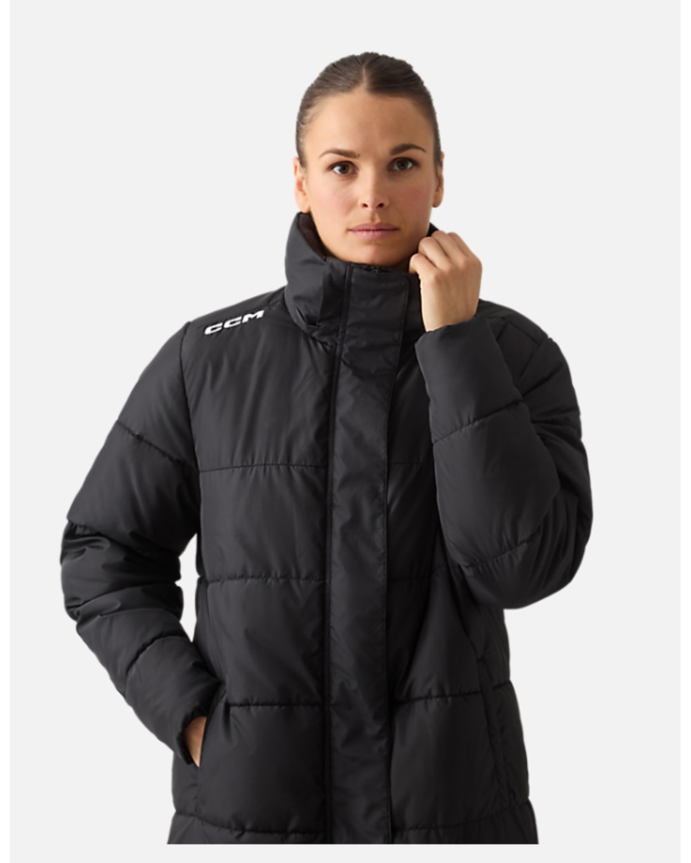 CCM Women's Long Quilted Coat