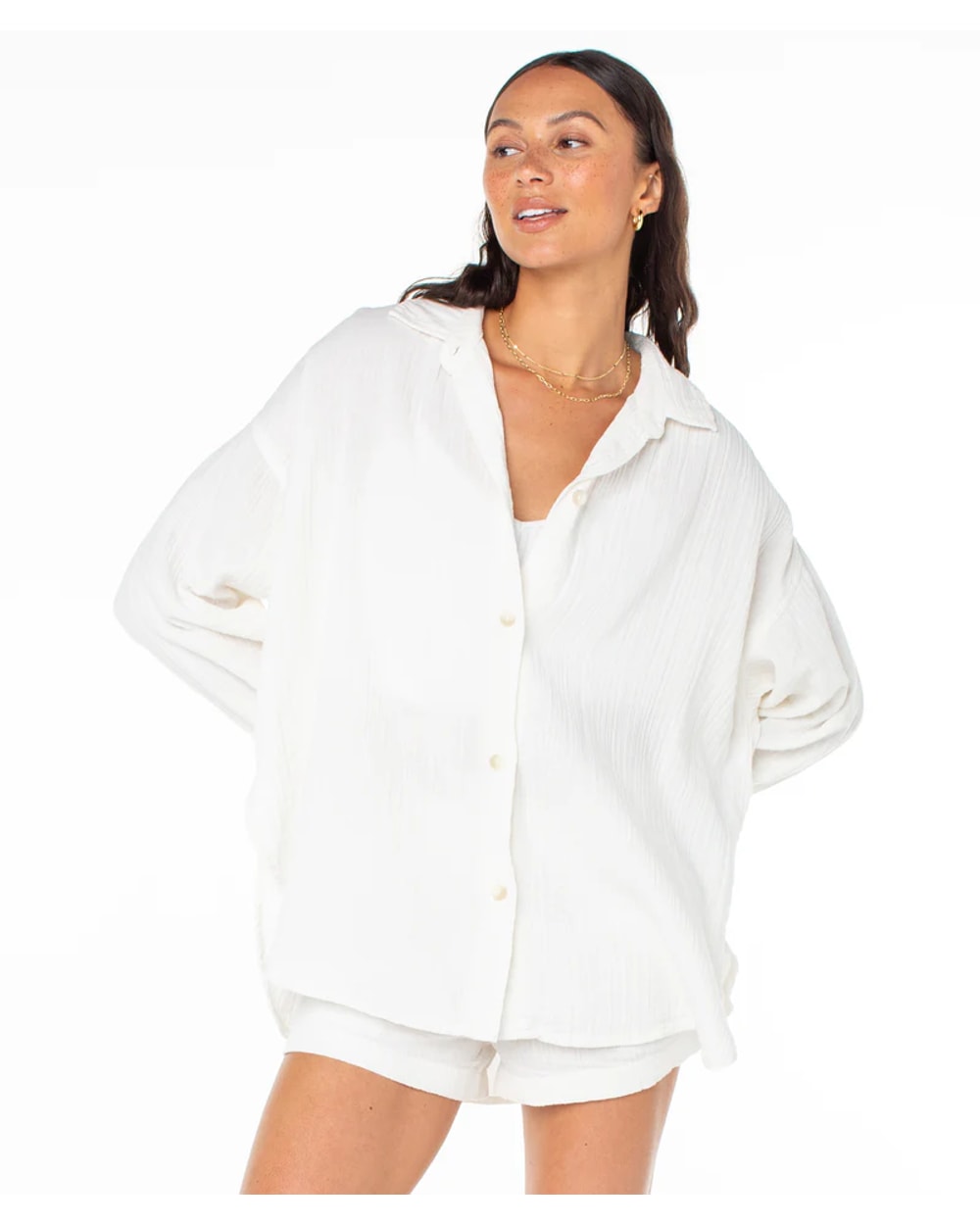 Roxy Women's Morning Time Button Up