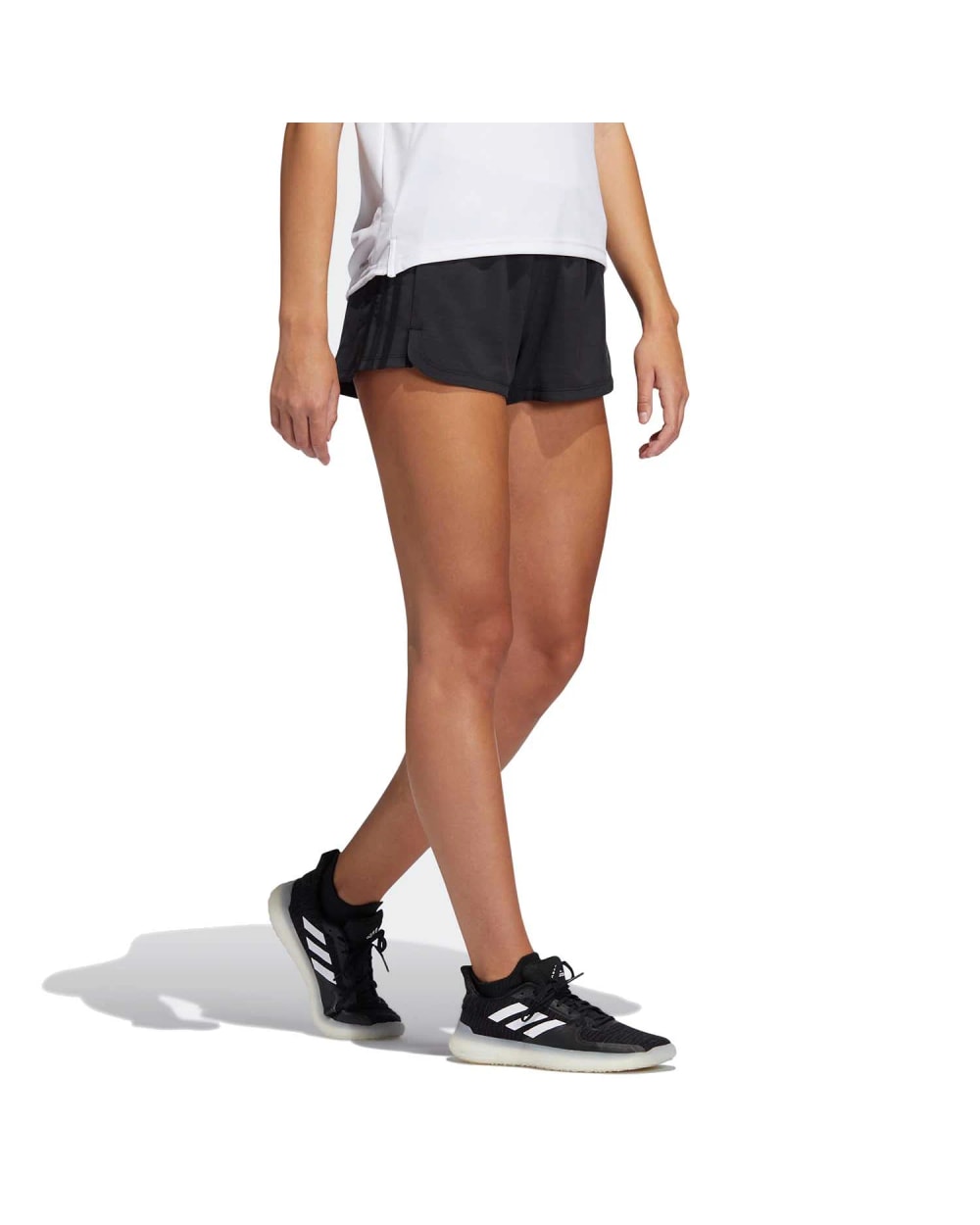 Women's Pacer 3-Stripes Woven Heather Shorts