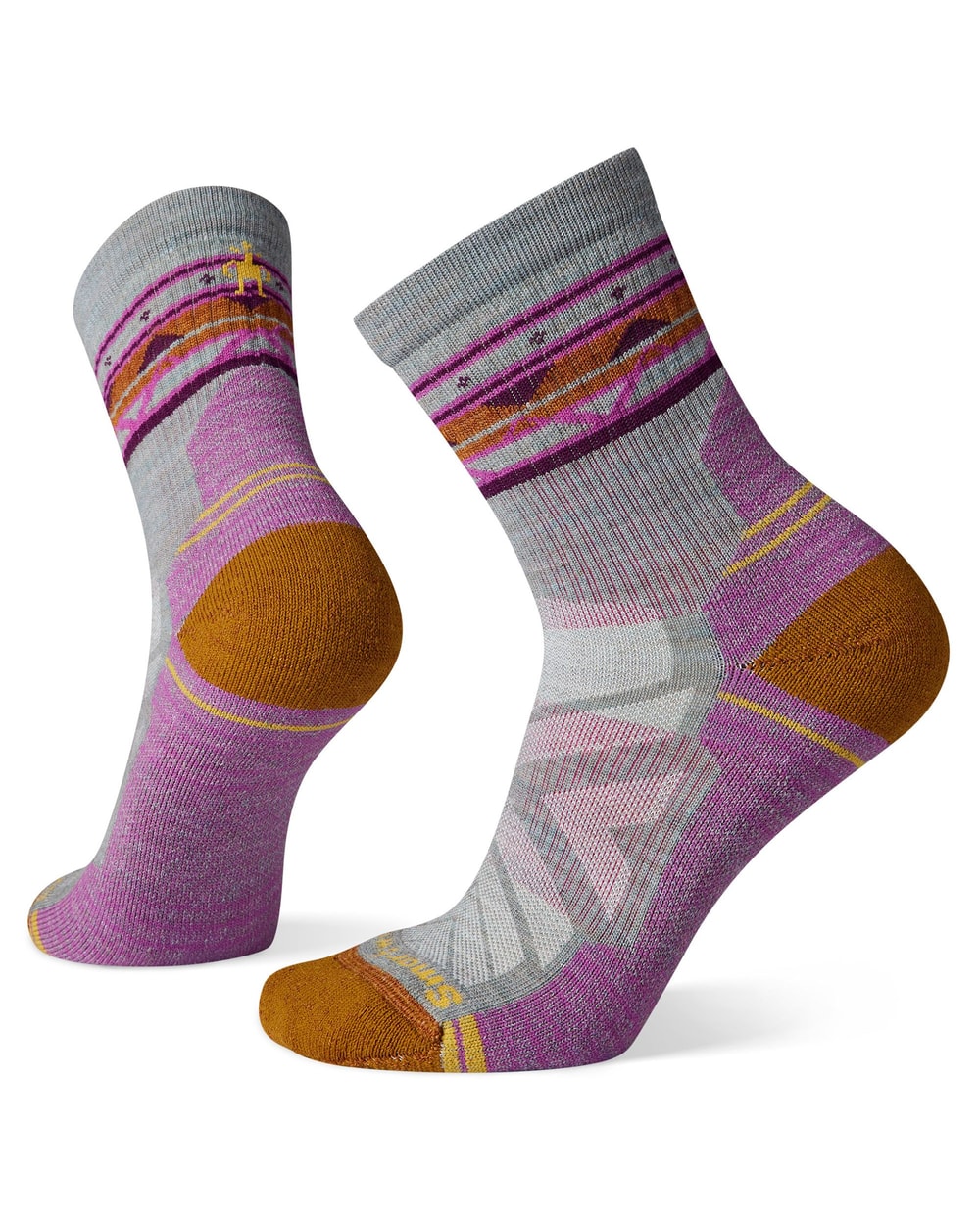 Women's Hike Zig Zag Valley Mid Crew Socks