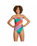 Women's Printed T-Back One Piece