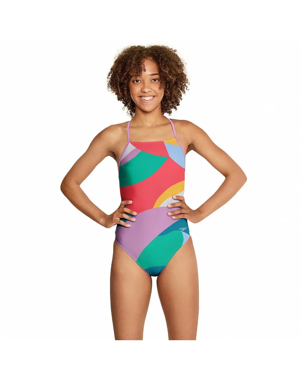 Women's Printed T-Back One Piece
