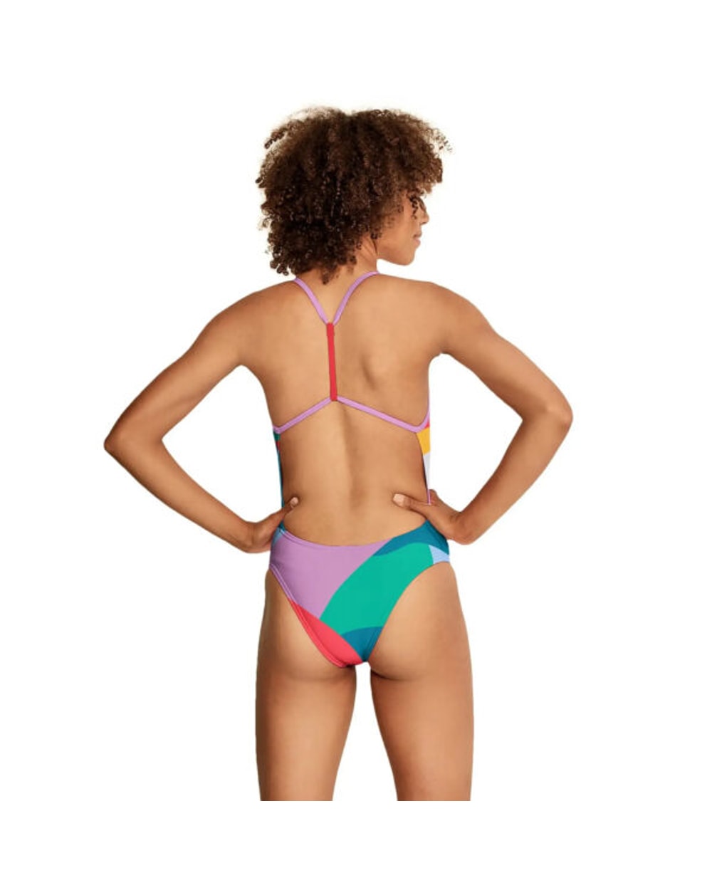 Women's Printed T-Back One Piece