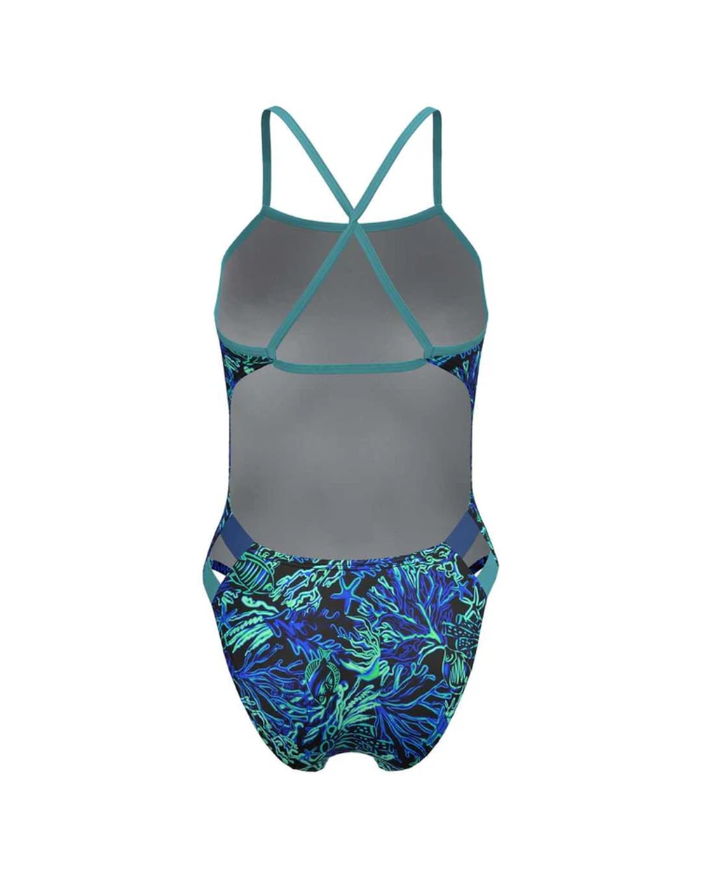 Speedo Women's Printed Twist Back One Piece Swimsuit