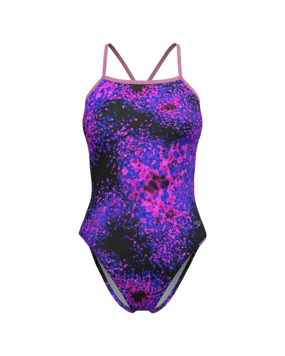 Speedo Women's Printed Twist Back One Piece Swimsuit