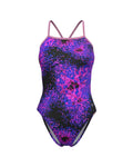 Speedo Women's Printed Twist Back One Piece Swimsuit