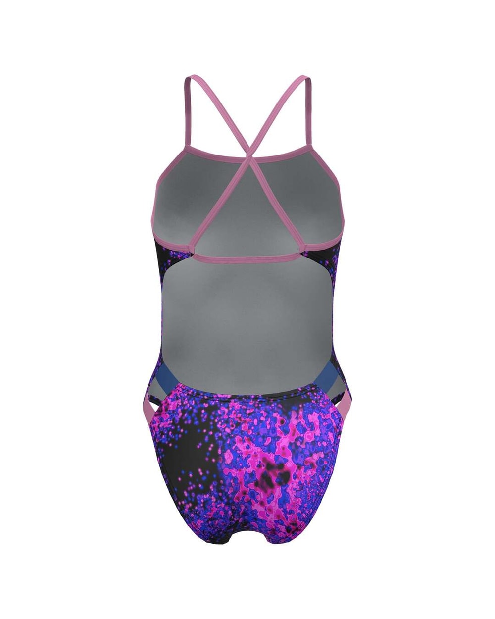 Speedo Printed Twist Back One Piece Hyper Lights/Candy Vibe back