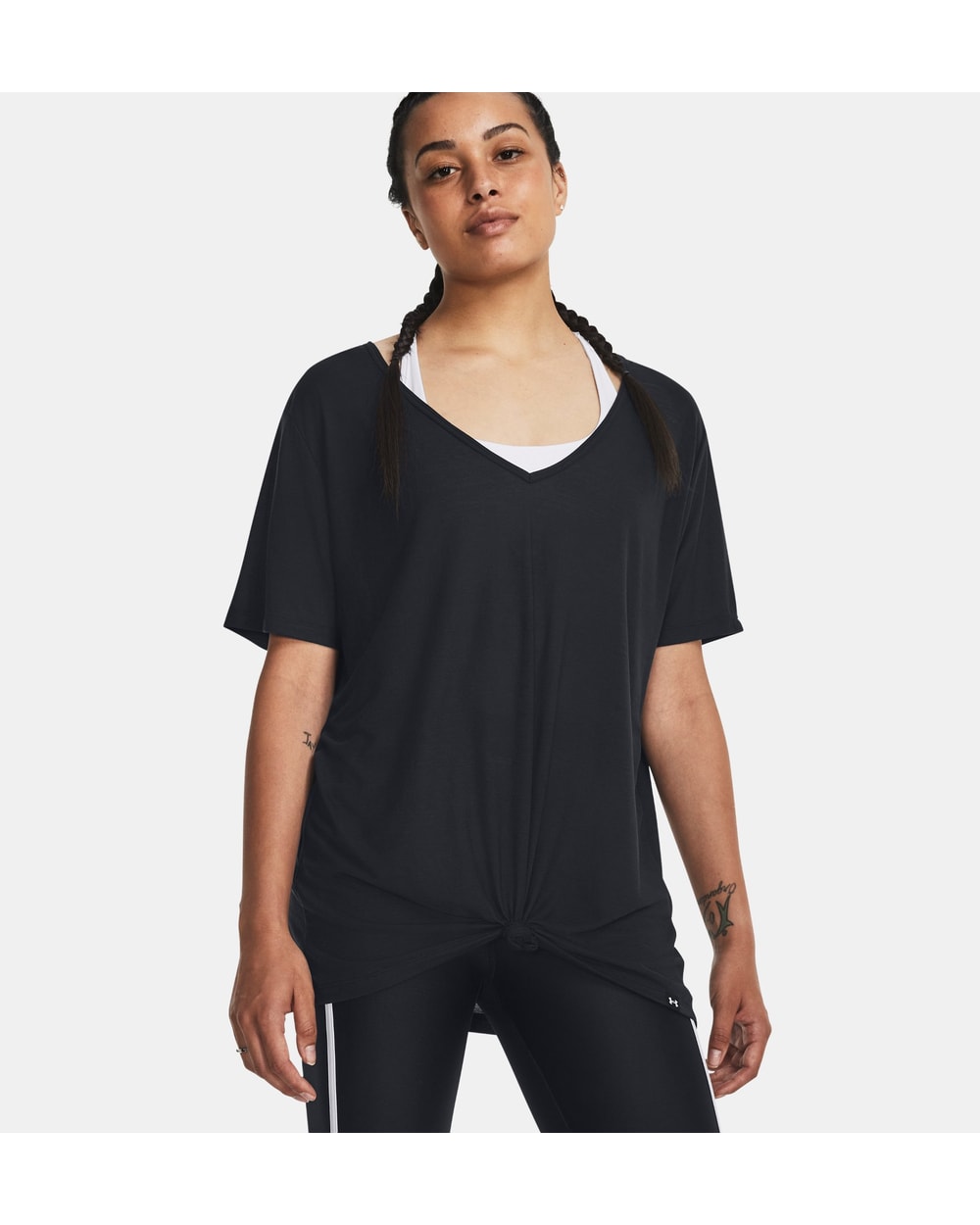 Women's Project Rock Completer Deep V T-Shirt