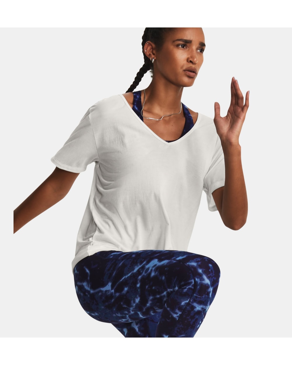 Women's Project Rock Completer Deep V T-Shirt