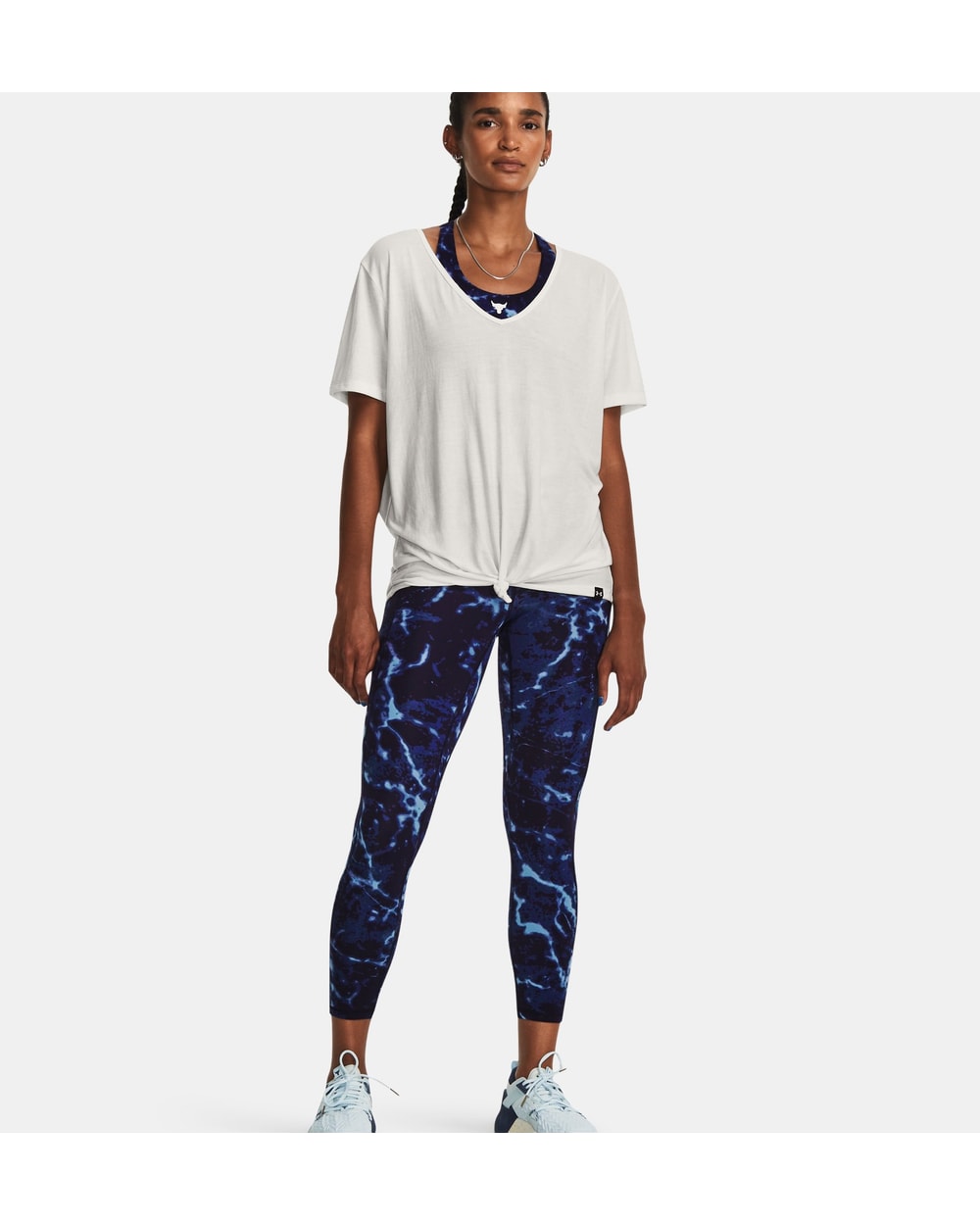 Women's Project Rock Completer Deep V T-Shirt
