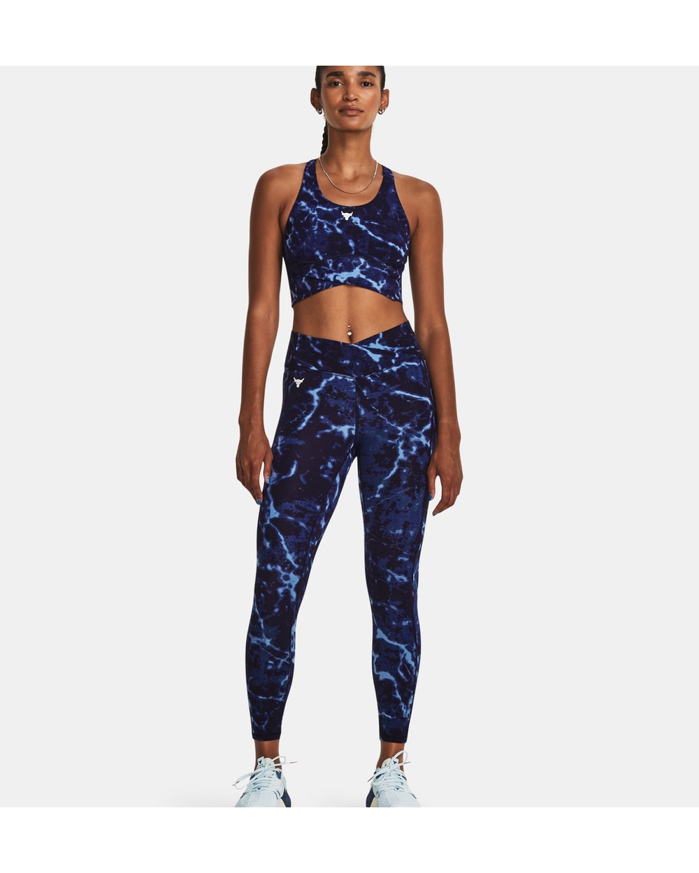 Women's Project Rock Lets Go Crossover Print Top