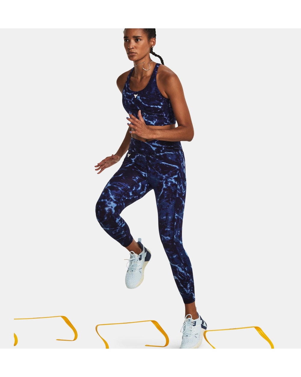 Women's Project Rock Lets Go Crossover Print Top
