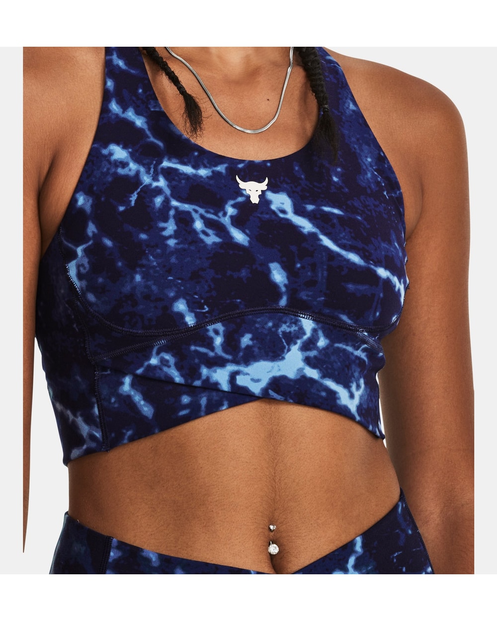 Women's Project Rock Lets Go Crossover Print Top