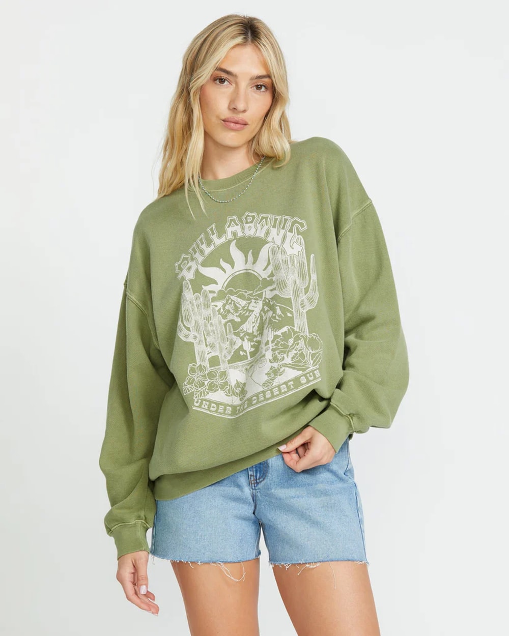 Billabong Women's Ride In Crew Sweatshirt