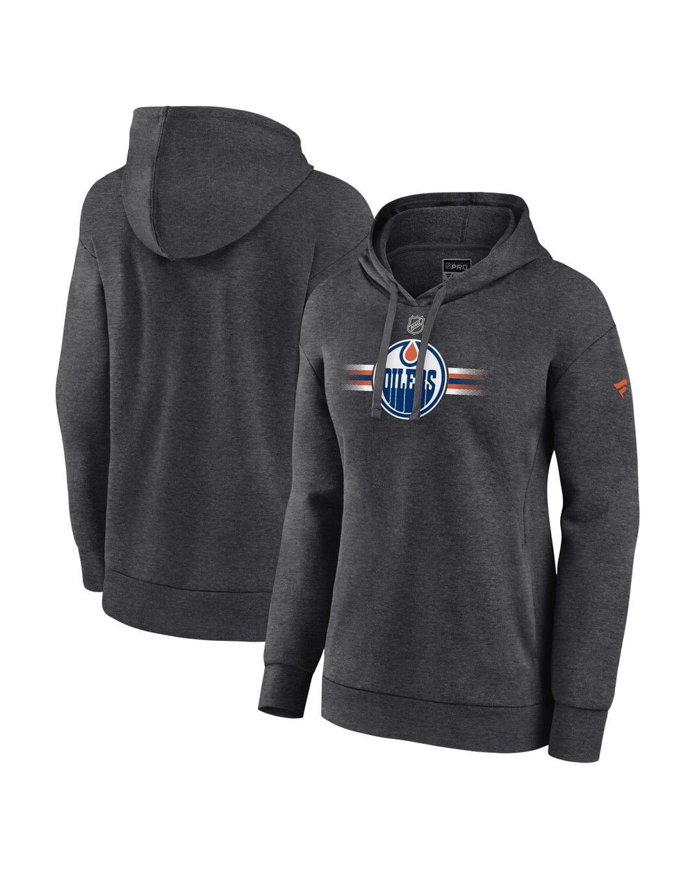 Fanatics Edmonton Oilers Women's Rink V-Neck Hoodie