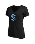 Fanatics Seattle Kraken Women's Primary Logo V-Neck T-Shirt
