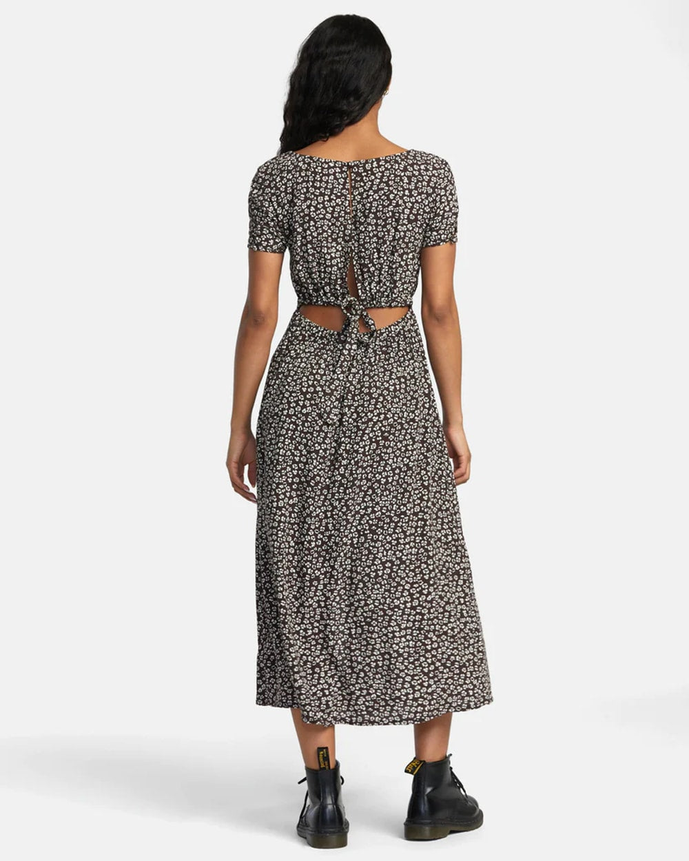 RVCA Women's Secrets Printed Midi Dress