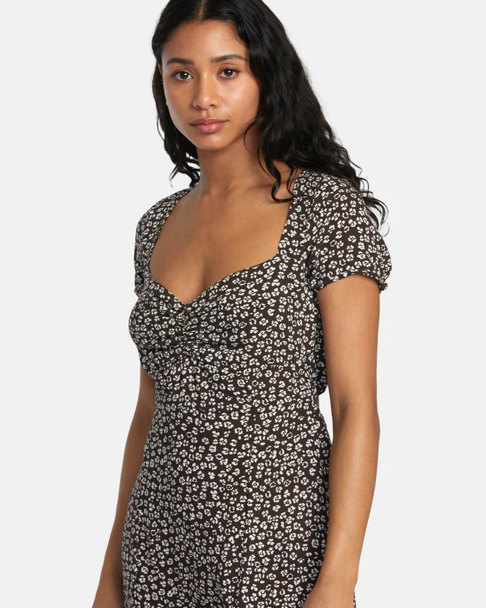 RVCA Women's Secrets Printed Midi Dress
