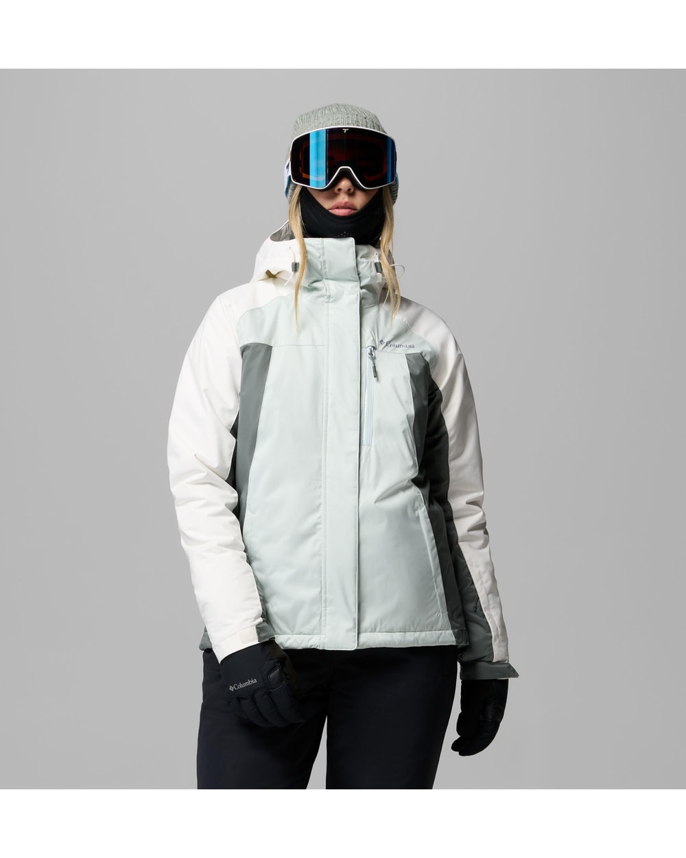 Columbia Women's Snowy Summit Jacket - Tea Light - front