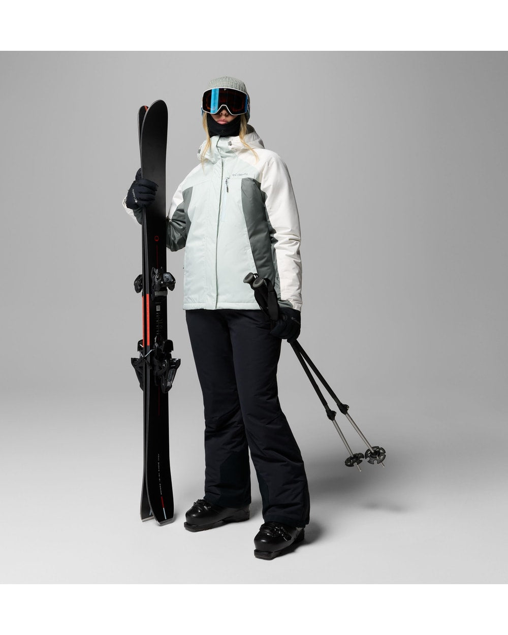 Columbia Women's Snowy Summit Jacket - Tea Light - full length