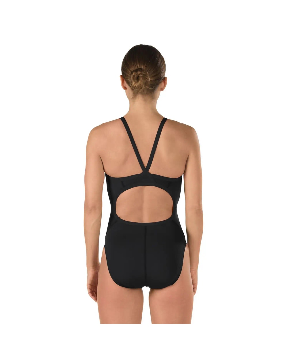 Speedo Women's Solid Flyback Onepiece Training Swimsuit