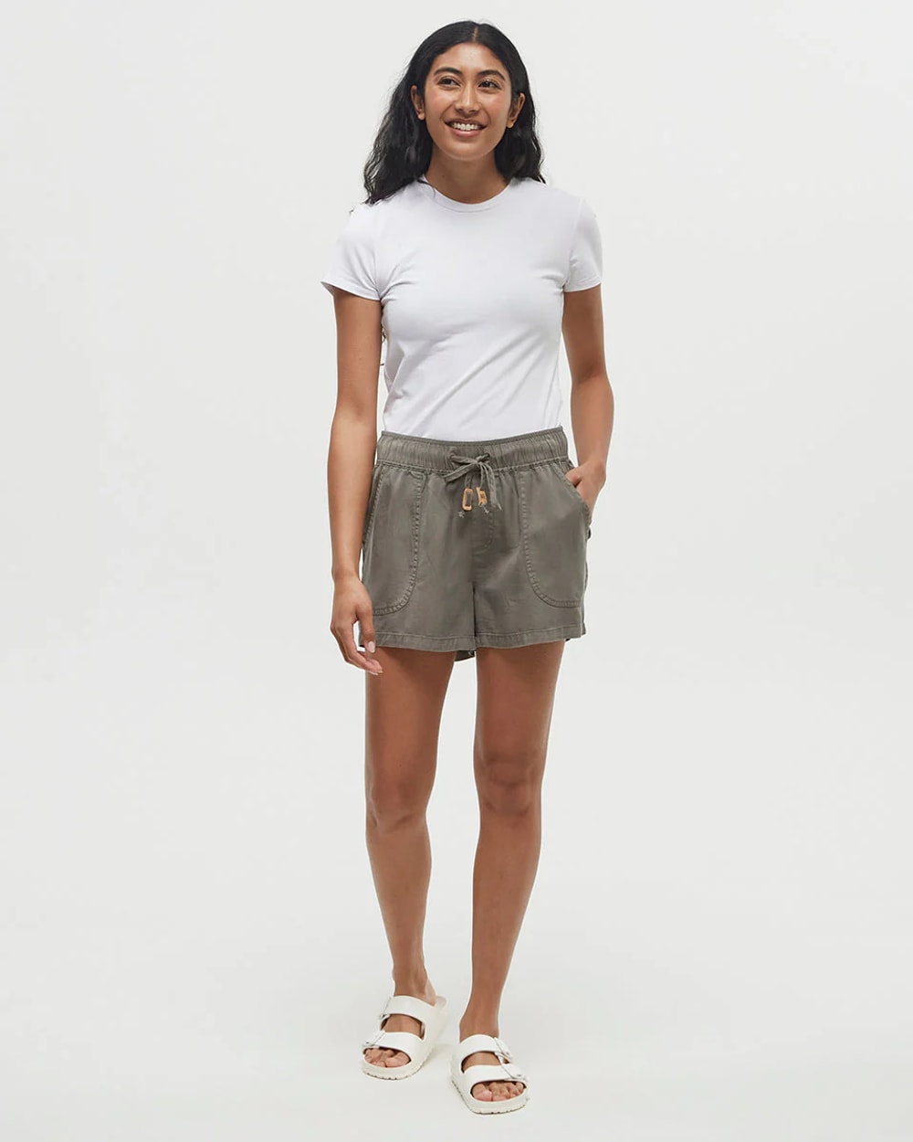 Women's Tencel Instow Regular Mid-rise Pull-on Short
