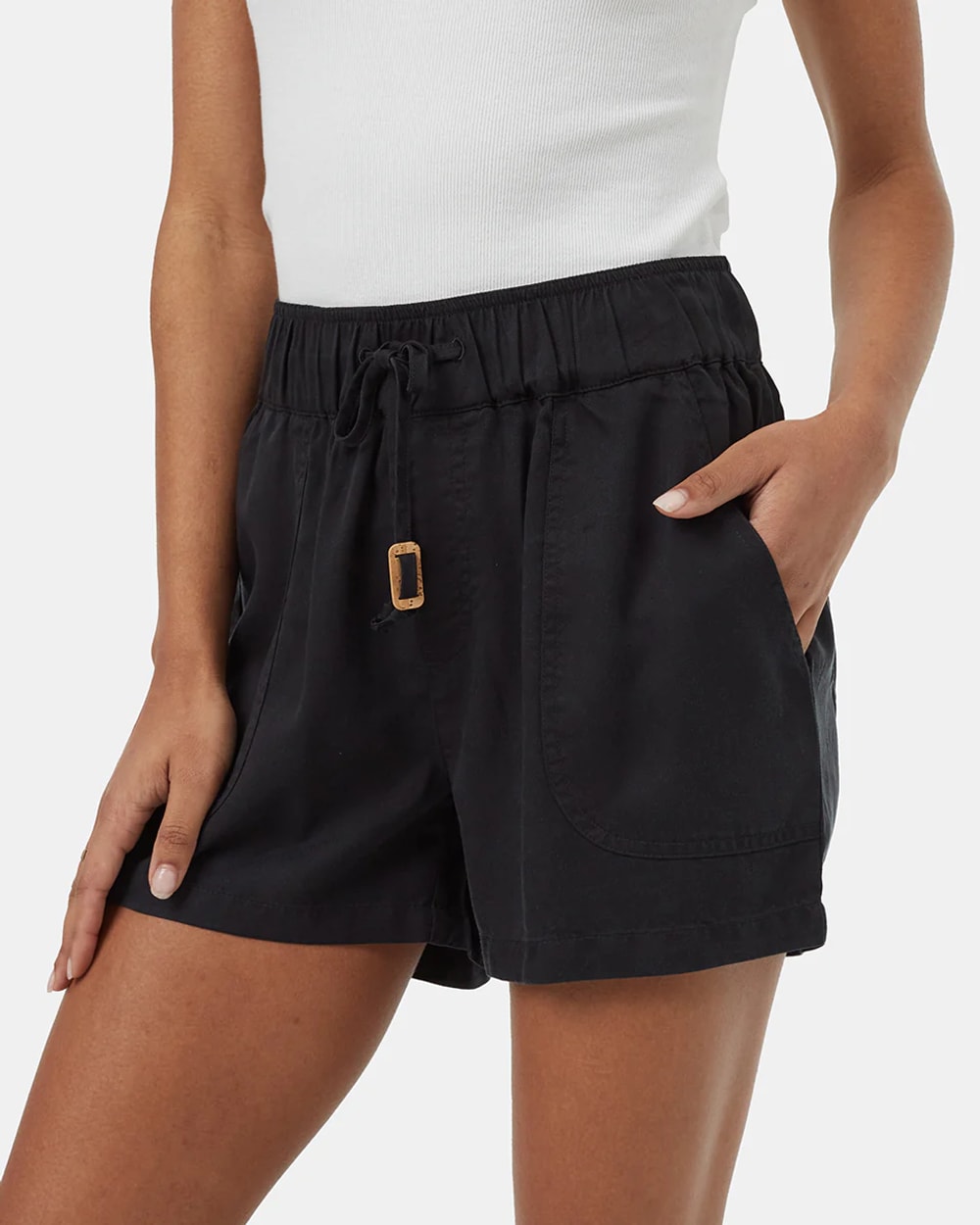 Women's Tencel Instow Regular Mid-rise Pull-on Short