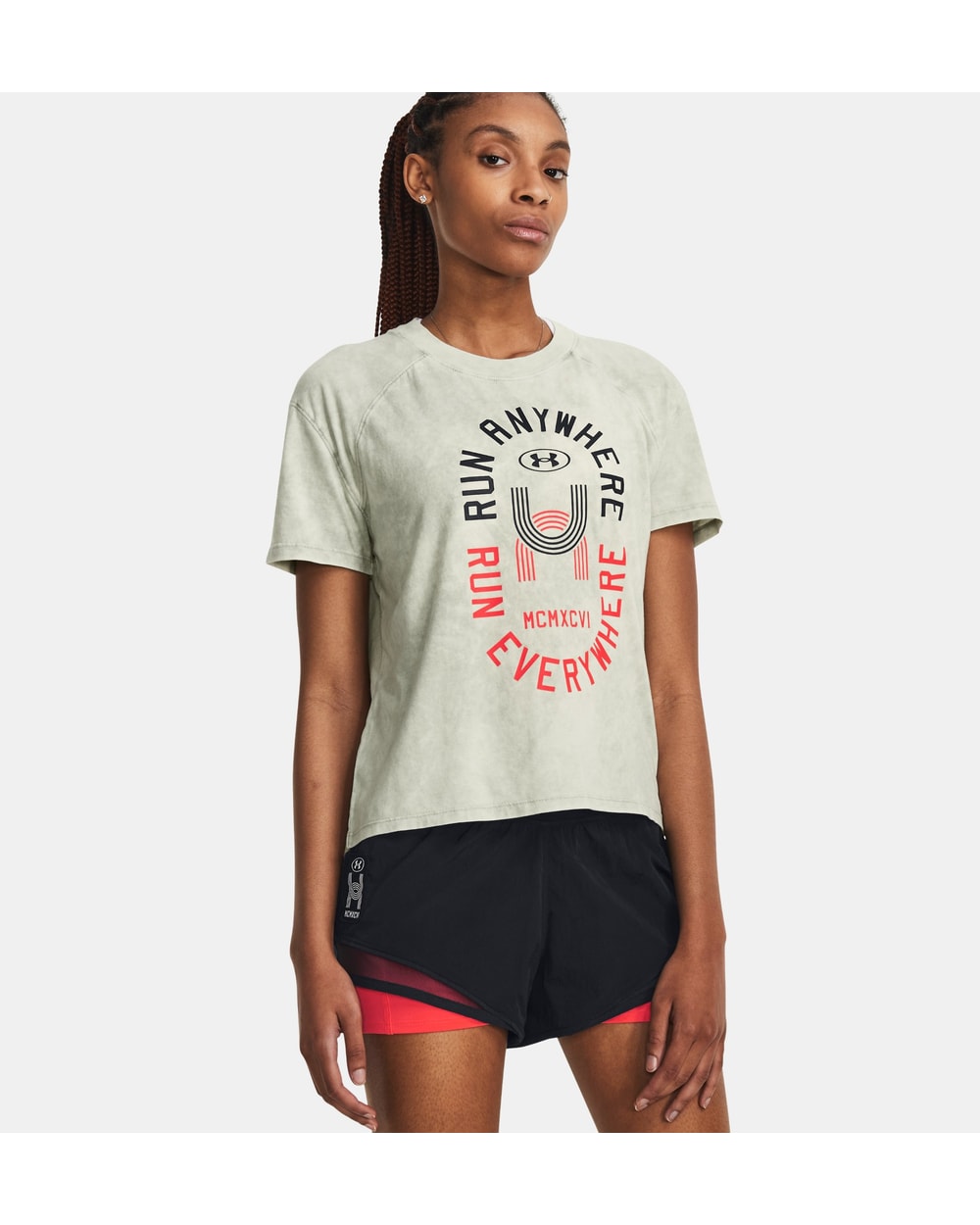 Women's UA Run Everywhere Graphic Short Sleeve