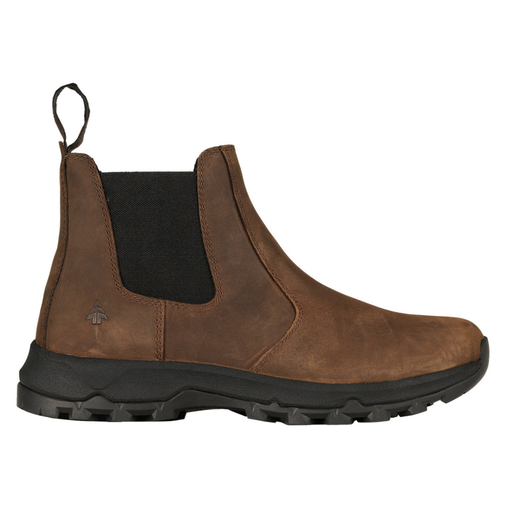 Woods Telford II IceFX Slip-On Men's Winter Boots in Brown - side profile