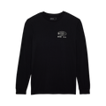 Fox Stamped Long Sleeve Premium Tee - Black - Front