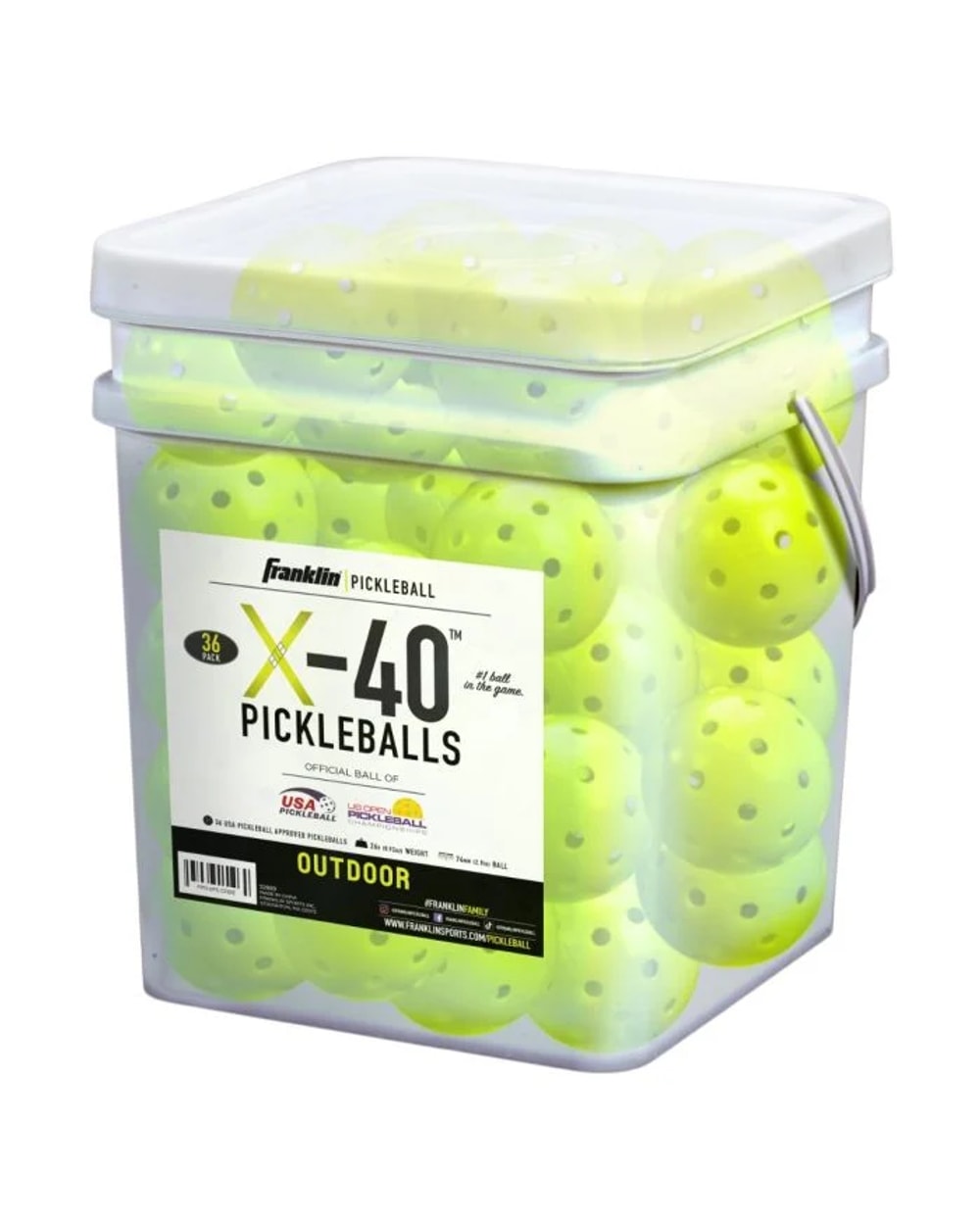 X-40 Outdoor Pickleballs - 36 Pack