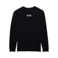 Fox Race Crew Long Sleeve Tee - Black - Front