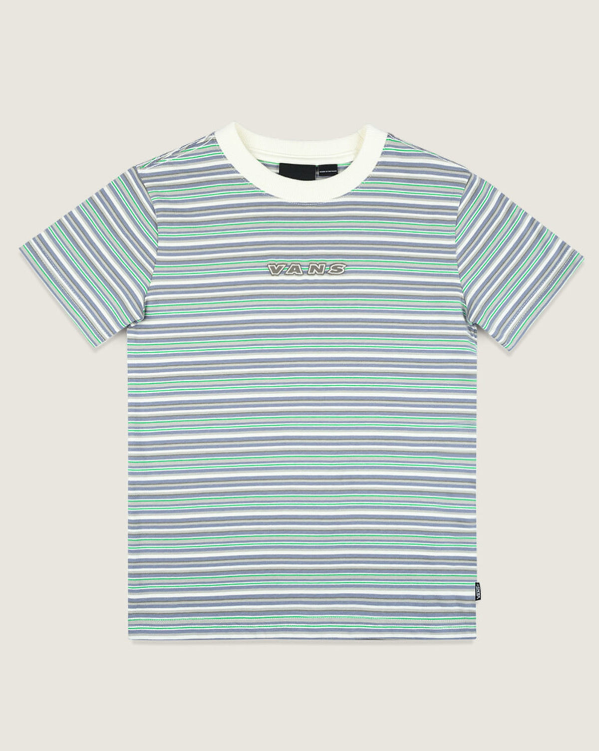 Vans Youth Cameron Check Stripe Knit Shirt front