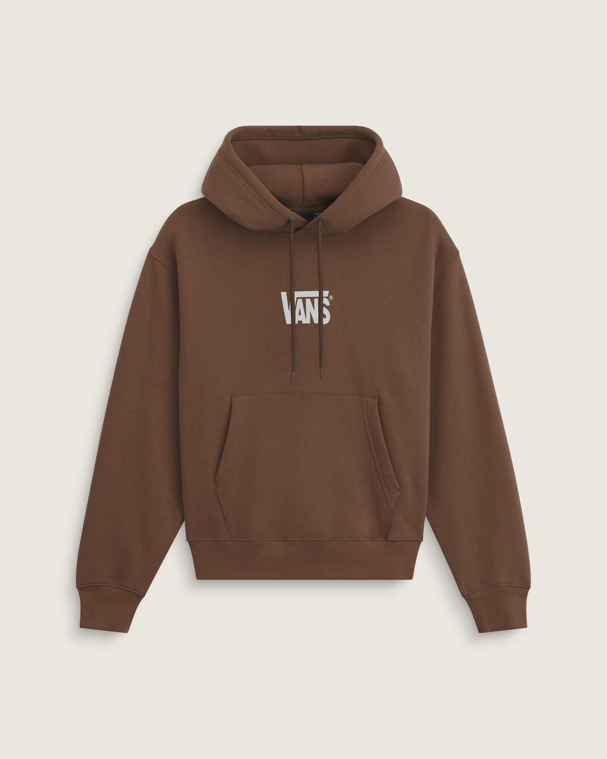 Vans Men's Stretch Logo Pullover Hoodie - Cocoa