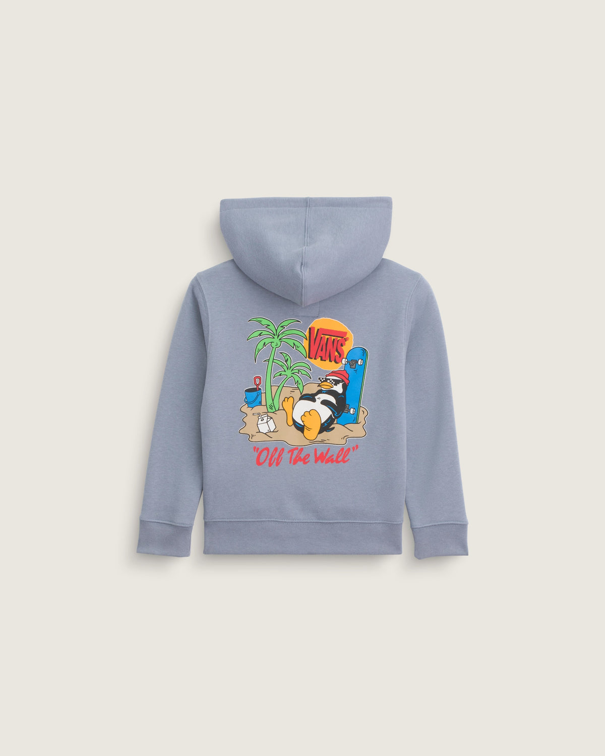Vans Youth Yolo Penguin Zip Hoodie back graphic