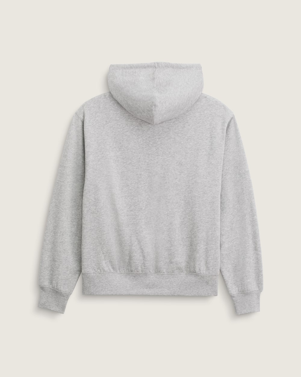 Vans Men's Stretch Logo Full Zip Hoodie - Cement Heather back