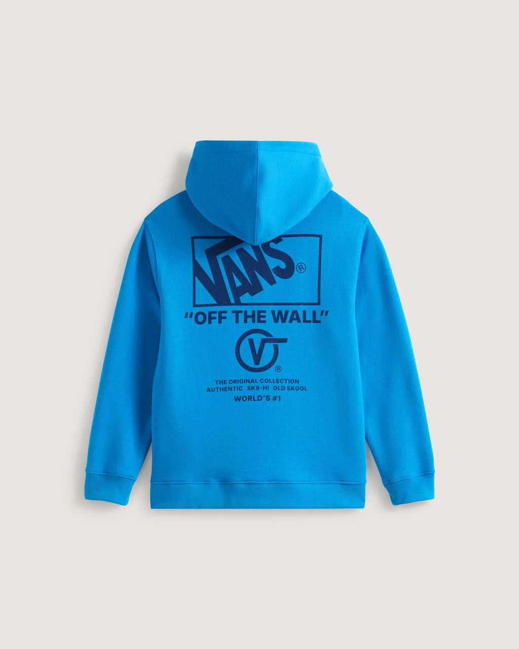 Vans Youth Stacked Hi Pullover Hoodie Azure back