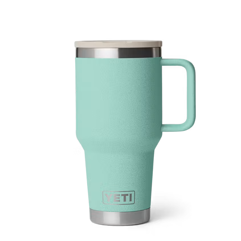 Yeti Rambler 30oz Travel Straw Mug With Colour-matched Straw Lid - SEA STONE