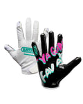 "Ya Girl's Favourite Athlete" Adult Doom Speed Receiver Football Gloves - MULTI