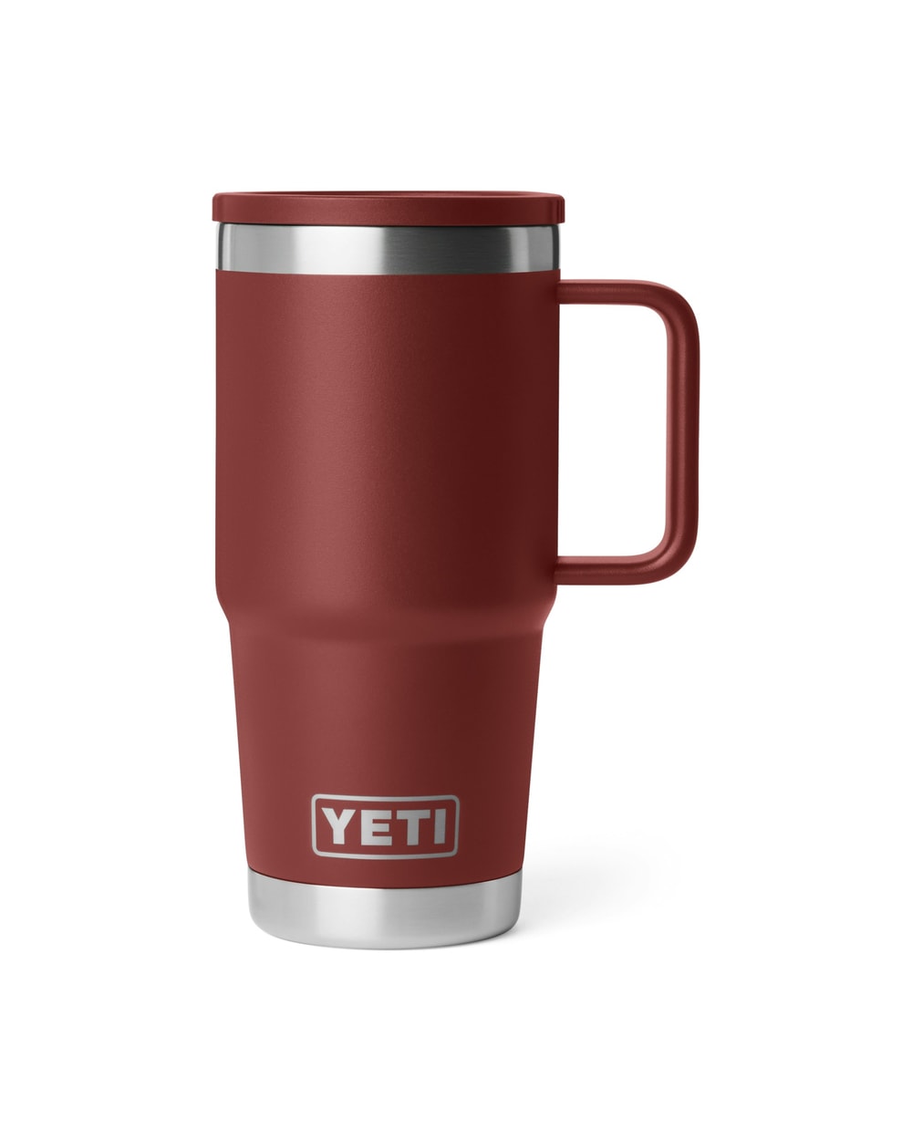 Yeti Rambler 20oz Travel Mug 2.0 With Stronghold Lid - Stag Red, front view