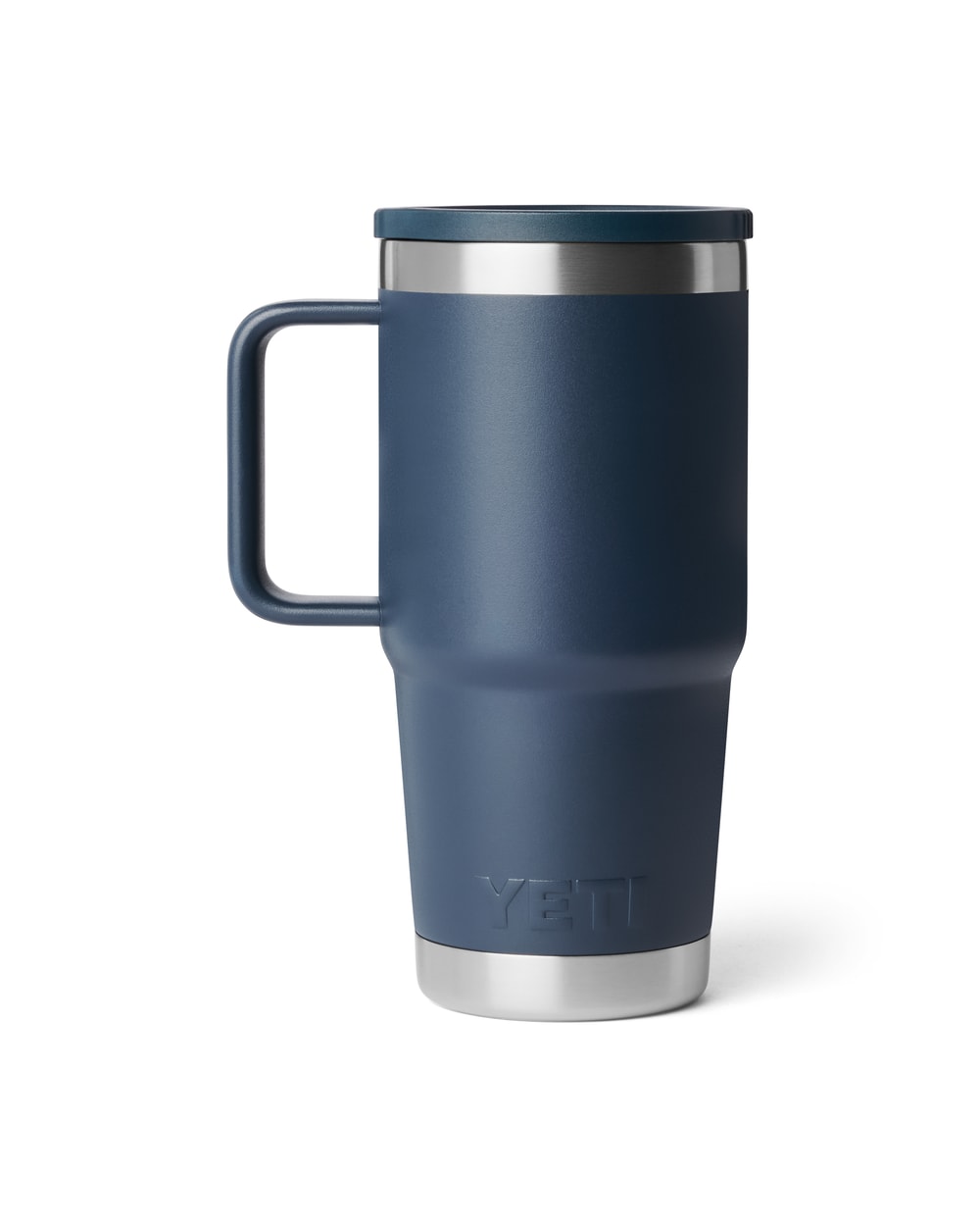 Yeti Rambler 20oz Travel Mug 2.0 With Stronghold Lid - Navy, back view