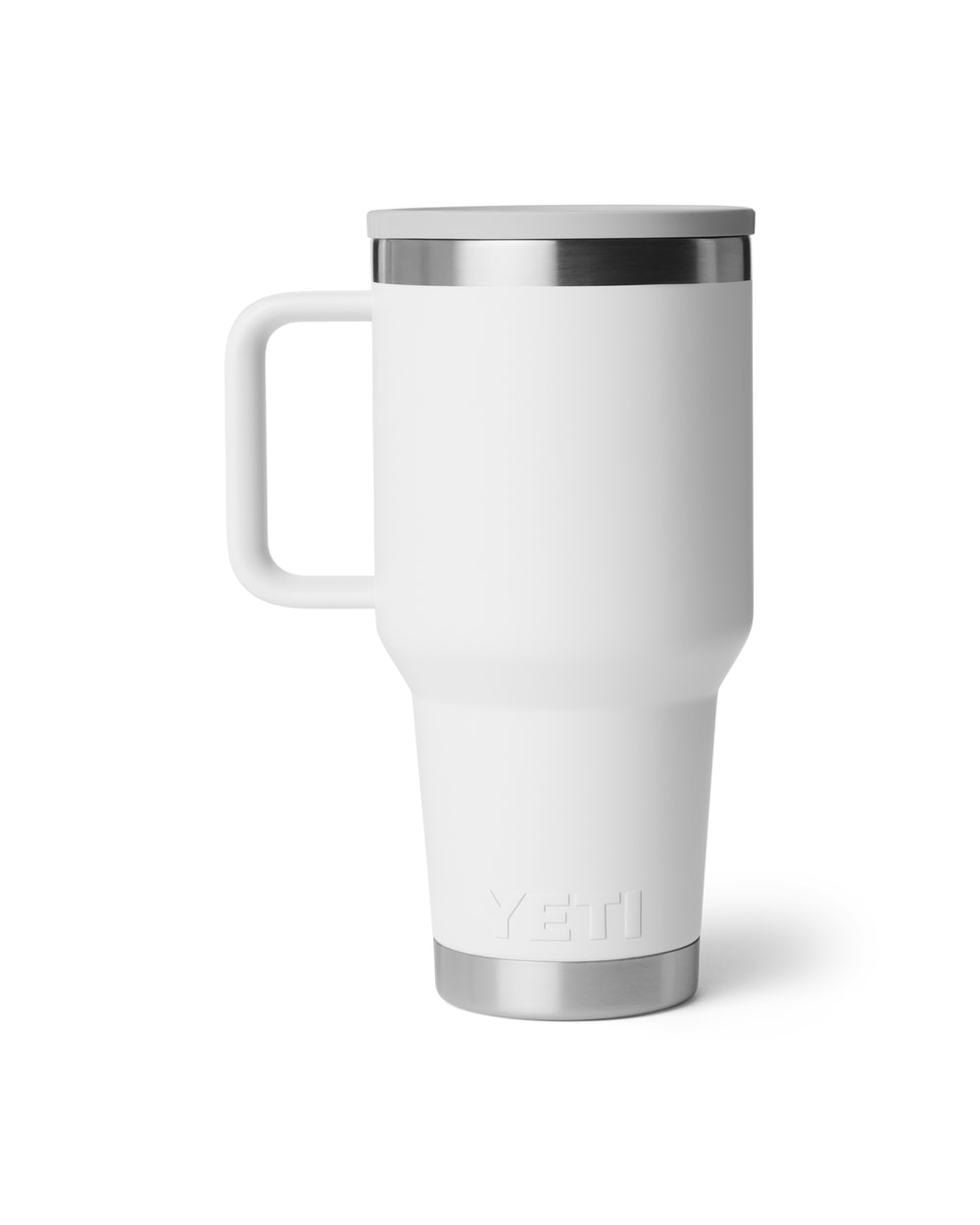 Yeti Rambler 30oz Travel Mug 2.0 With Stronghold Lid - White, back view