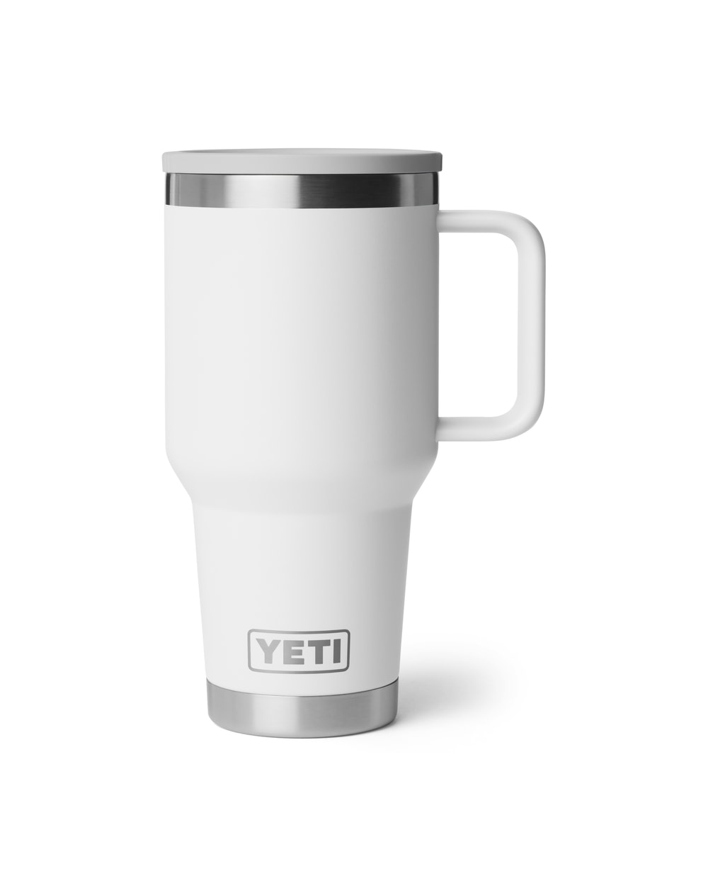 Yeti Rambler 30oz Travel Mug 2.0 With Stronghold Lid - White, front view