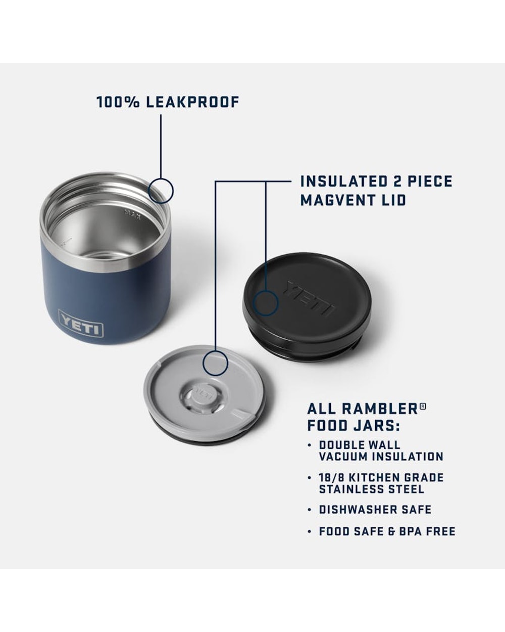 Yeti Rambler 8oz Insulated Food Jar